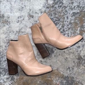 M4DE Tan Ankle Booties